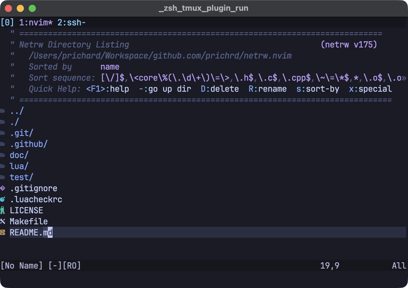 netrw.nvim screenshot